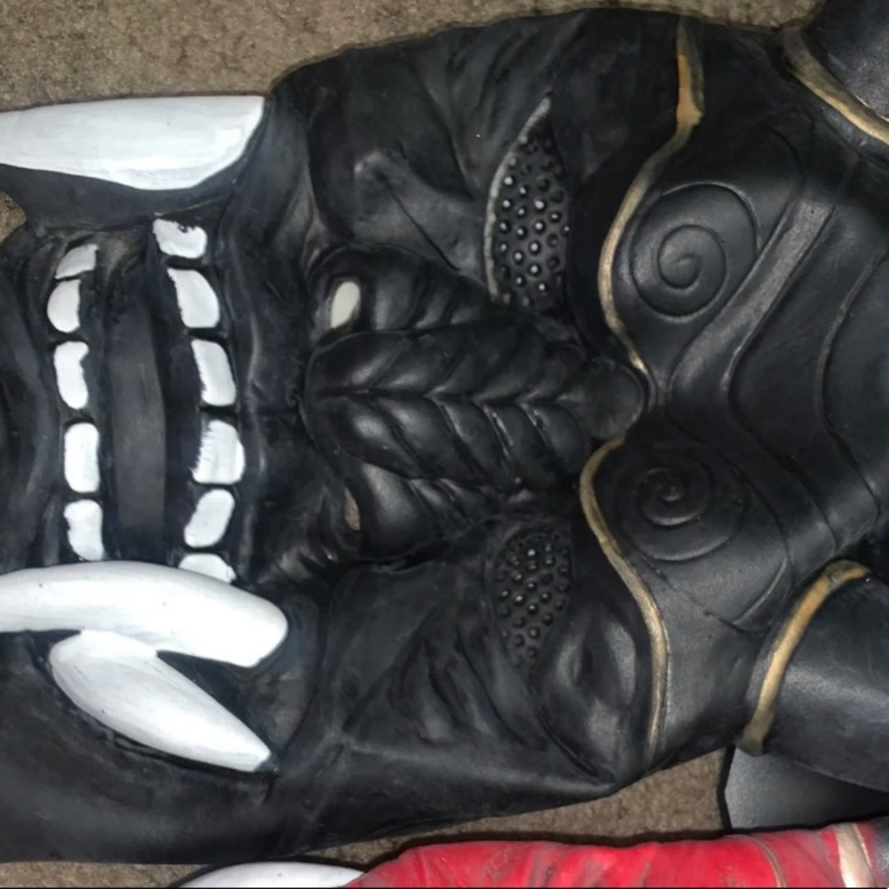 Red & black demon mask